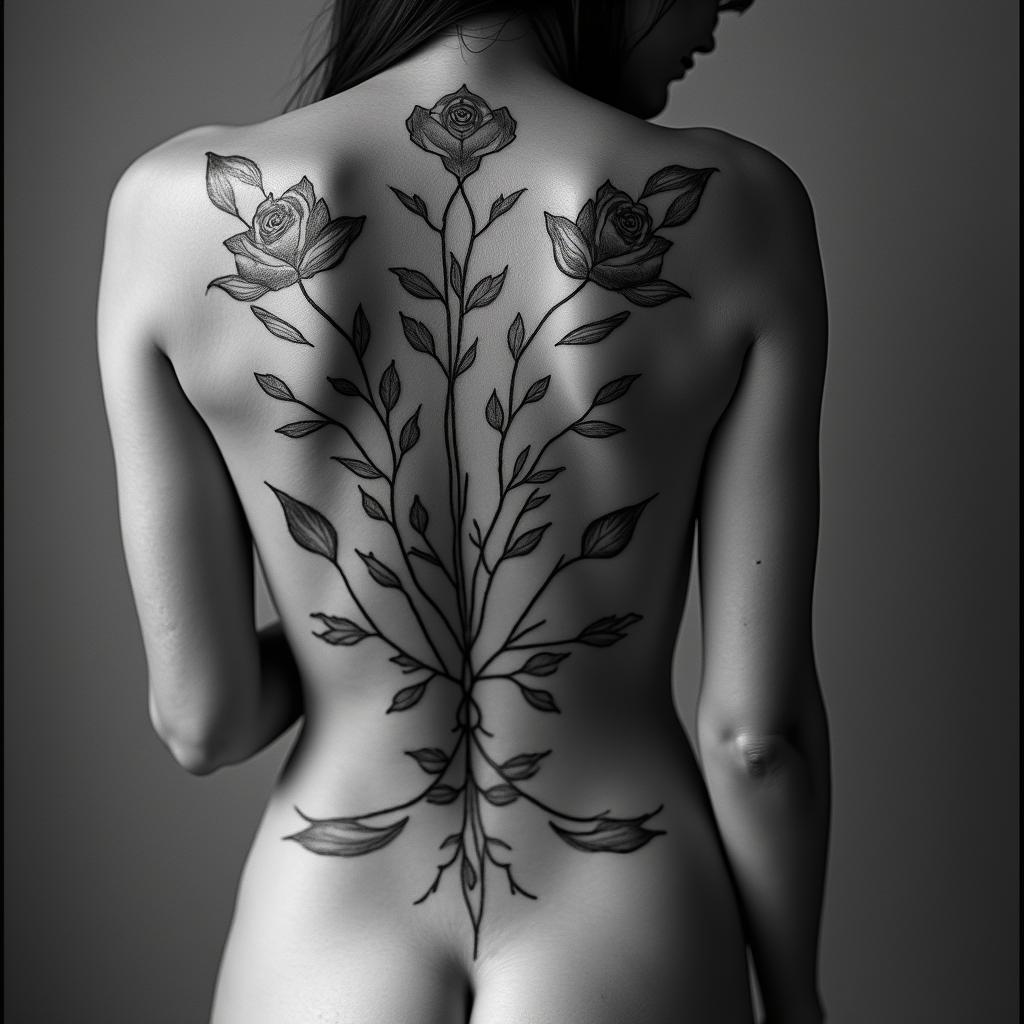 Roseshigly detailed tattoo - Variation 8