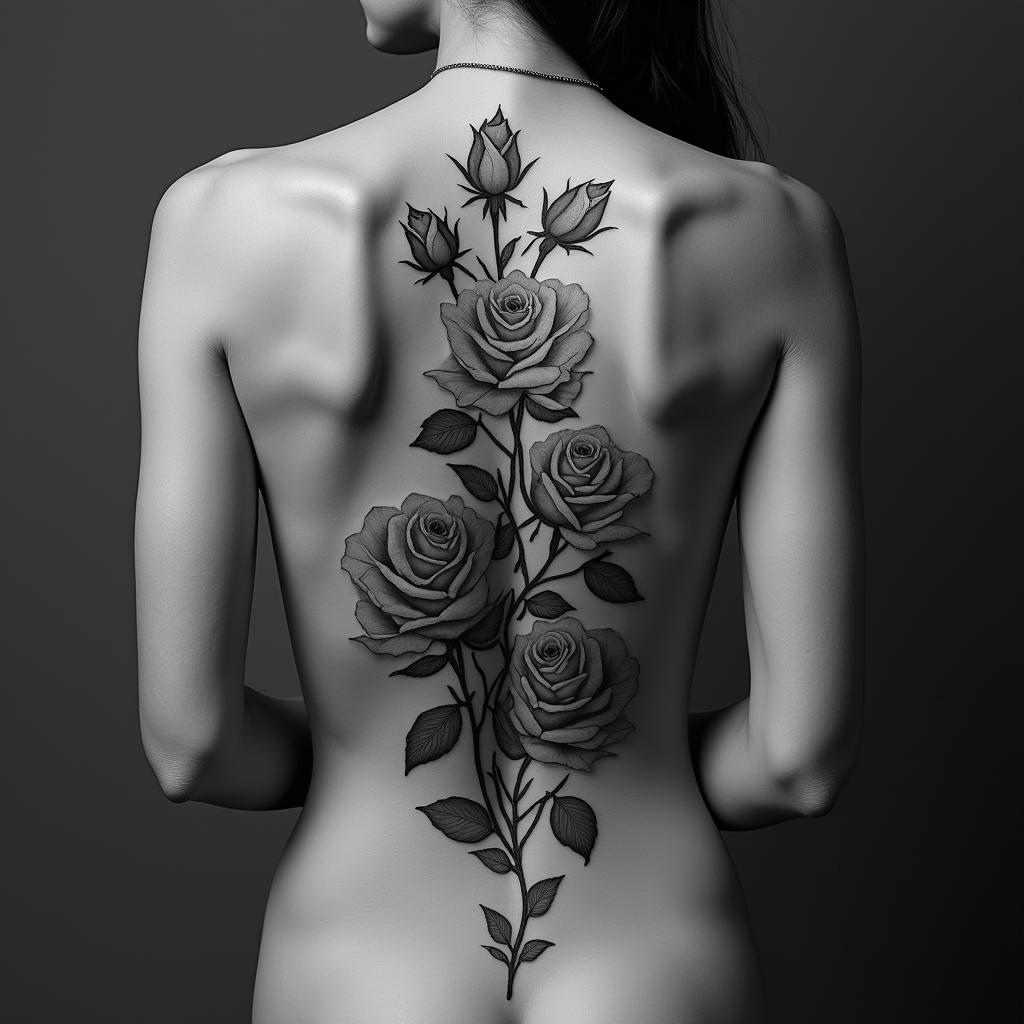 Roseshigly detailed tattoo - Variation 5