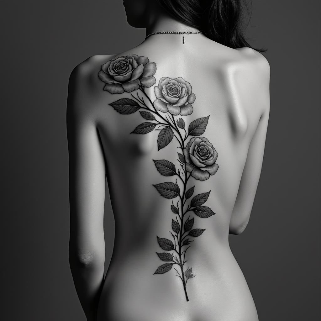 Roseshigly detailed tattoo - Variation 6