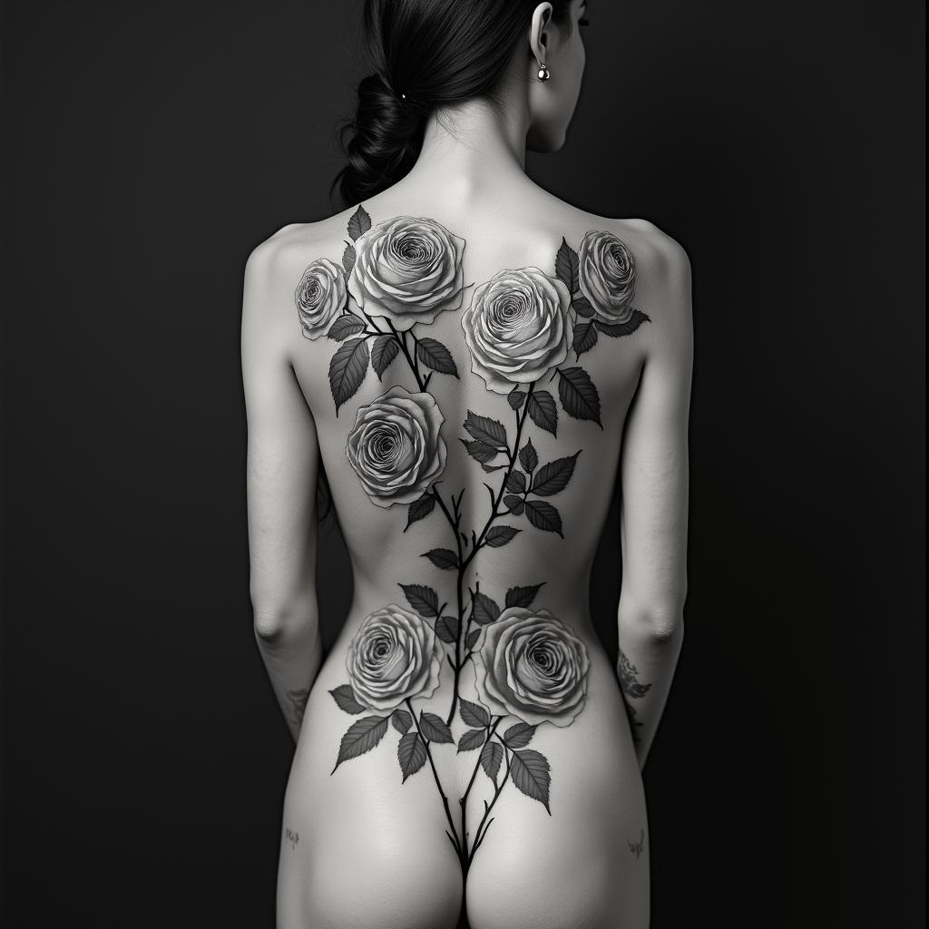 Roseshigly detailed tattoo - Variation 7