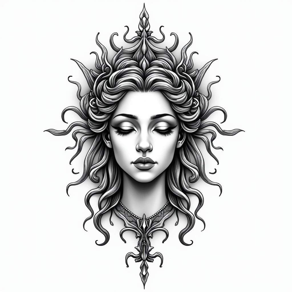 Libra ♎️higly detailed tattoo