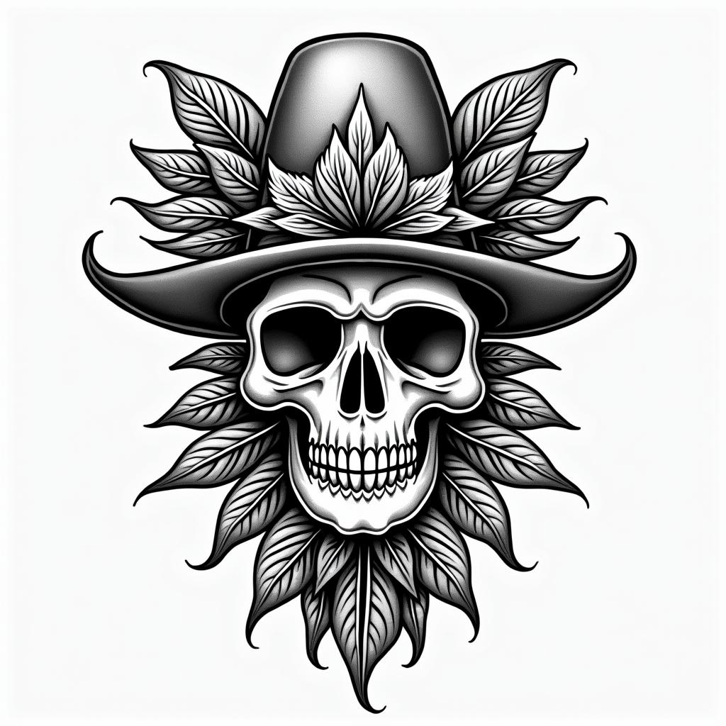 Michoacanin authentic tattoo style, incorporating traditional modifications, bold black outlines, solid color fills, featuring classic authentic elements - Variation 2