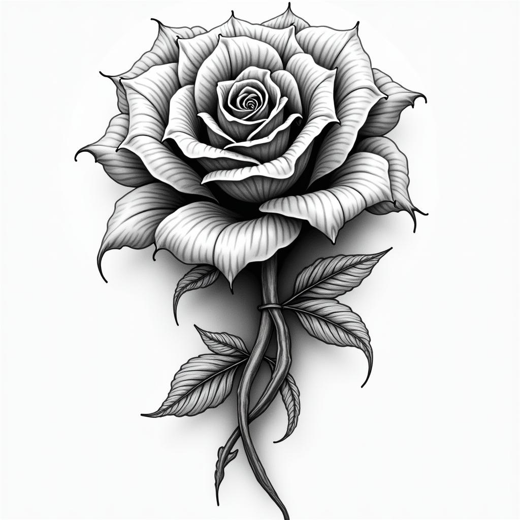 Brea cancerhigly detailed tattoo - Variation 2