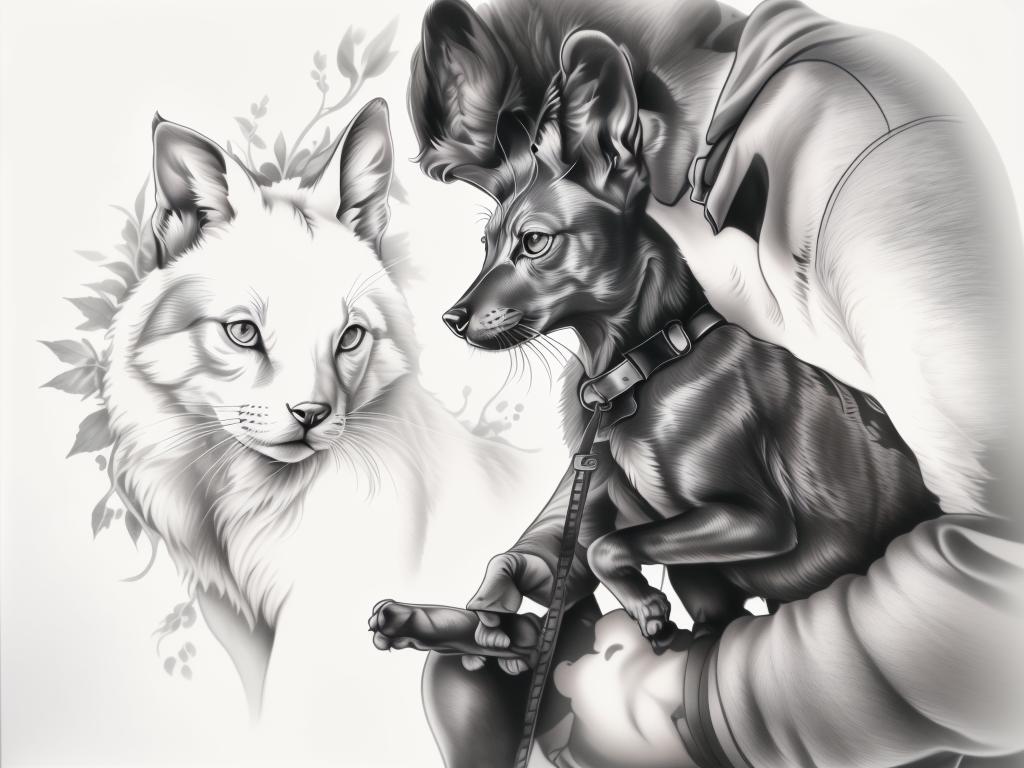 A highly detailed and lifelike composition, tattoo art, realism style, ultra-high resolution, smooth gradients and intricate textures, monochromatic black-and-gray tones, diffused soft lighting for natural depth.undefined - Variation 95