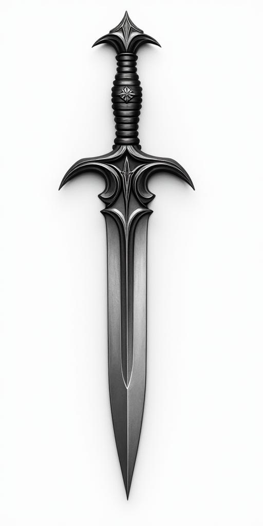 Hidden blade in realism tattoo style, featuring a highly detailed, lifelike, capturing every detail, photorealistic, ultra realistic, intricate shading, smooth and sharp,   - Variation 3
