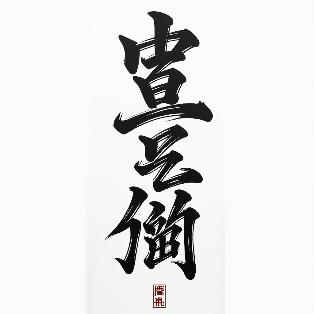 J.M.S.M,text-based tattoo, japanese font ultra-realistic, perfectly placed, high-quality font design, photo-realistic shading, 8k, high quality, finely detailed typograph