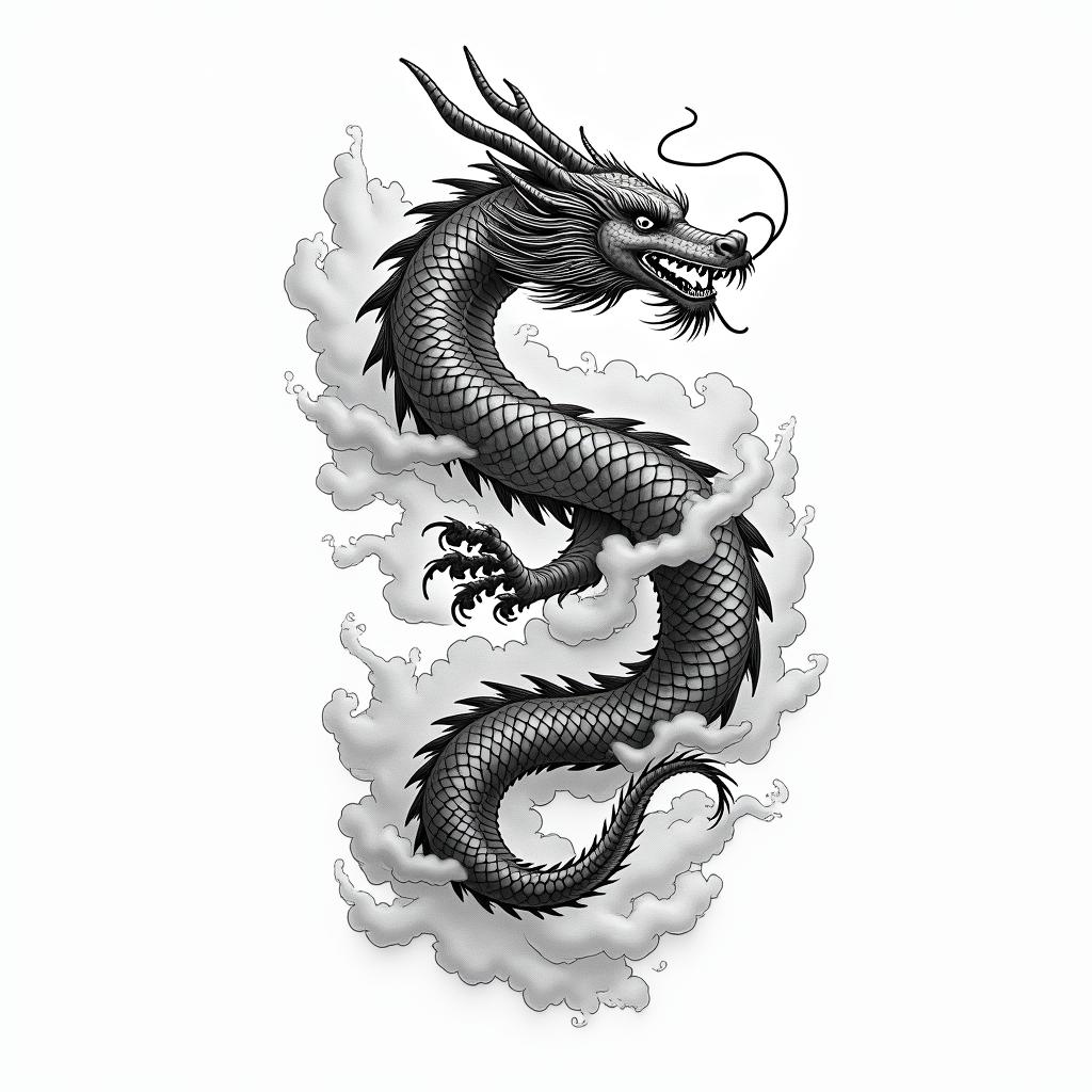 Dragon tattoo design