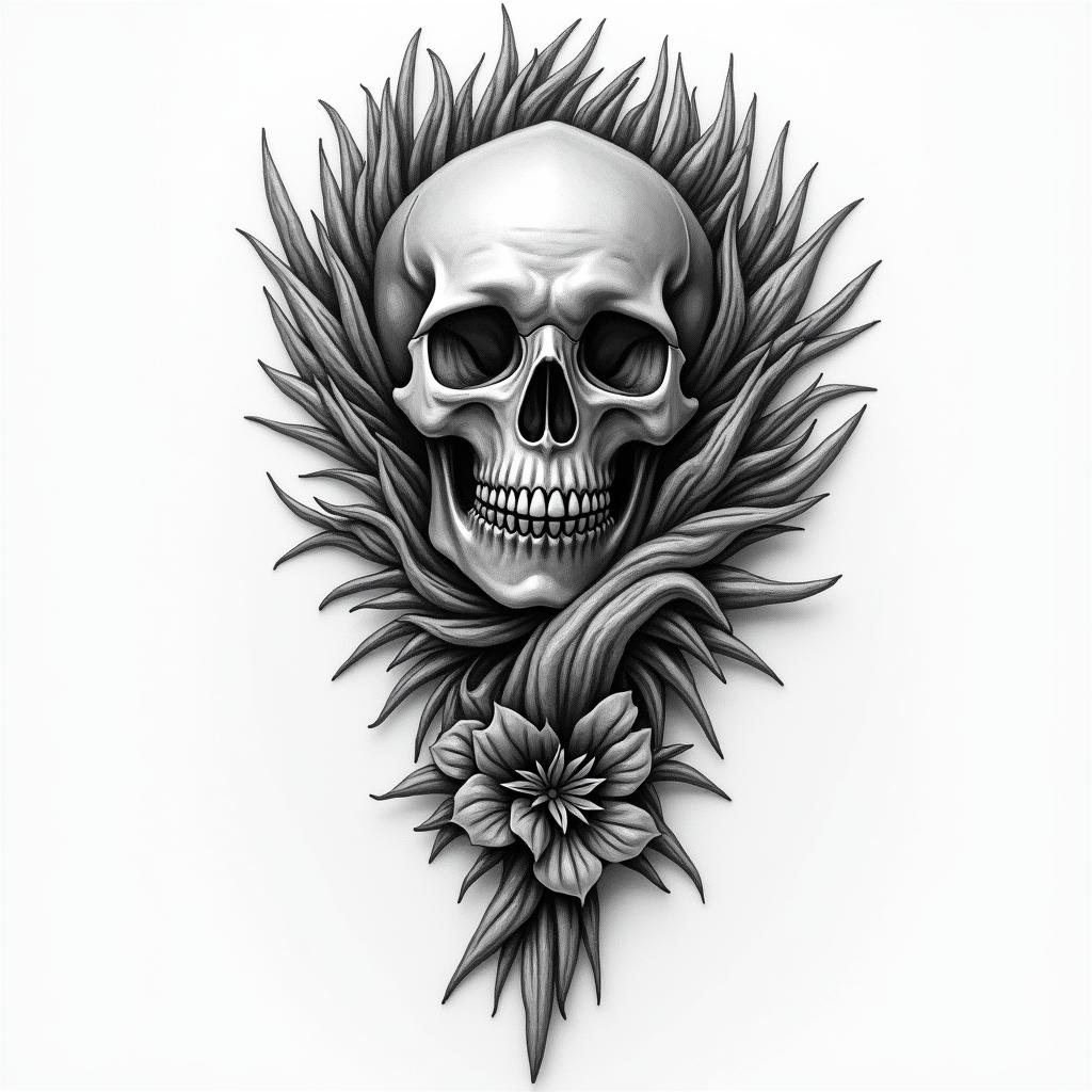 Living life to the fullesthigly detailed tattoo - Variation 3