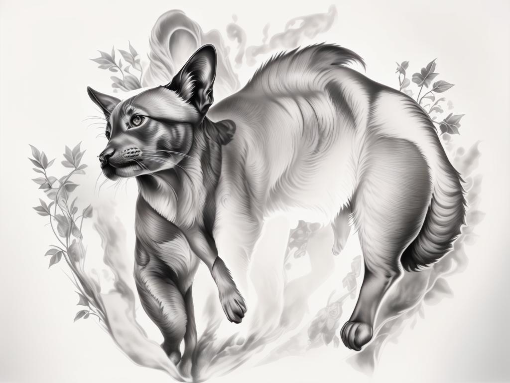 A highly detailed and lifelike composition, tattoo art, realism style, ultra-high resolution, smooth gradients and intricate textures, monochromatic black-and-gray tones, diffused soft lighting for natural depth.undefined - Variation 91