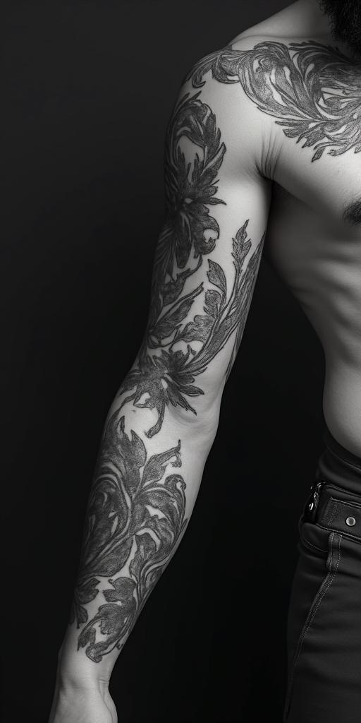 greek mythologyhigly detailed tattoo - Variation 10