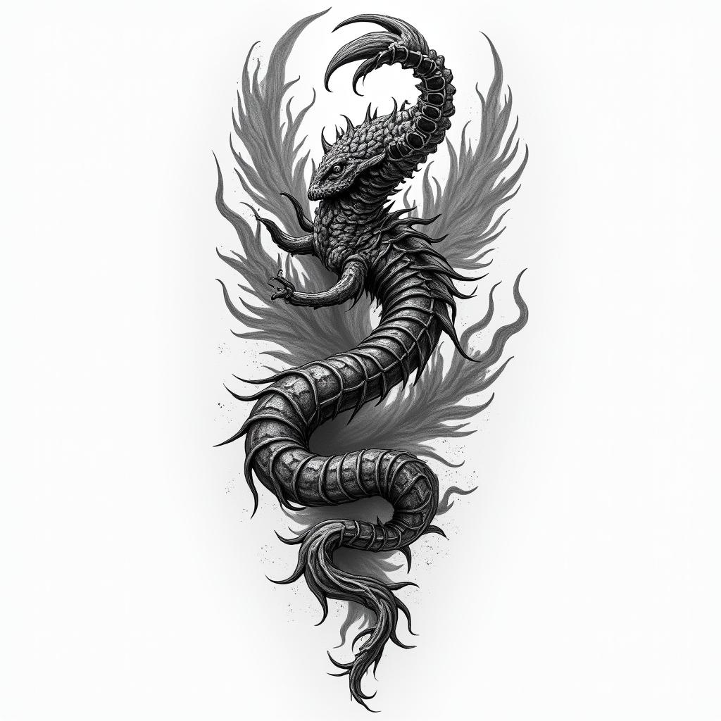 Narwin, Scorpio, Navotas Cityhigly detailed tattoo