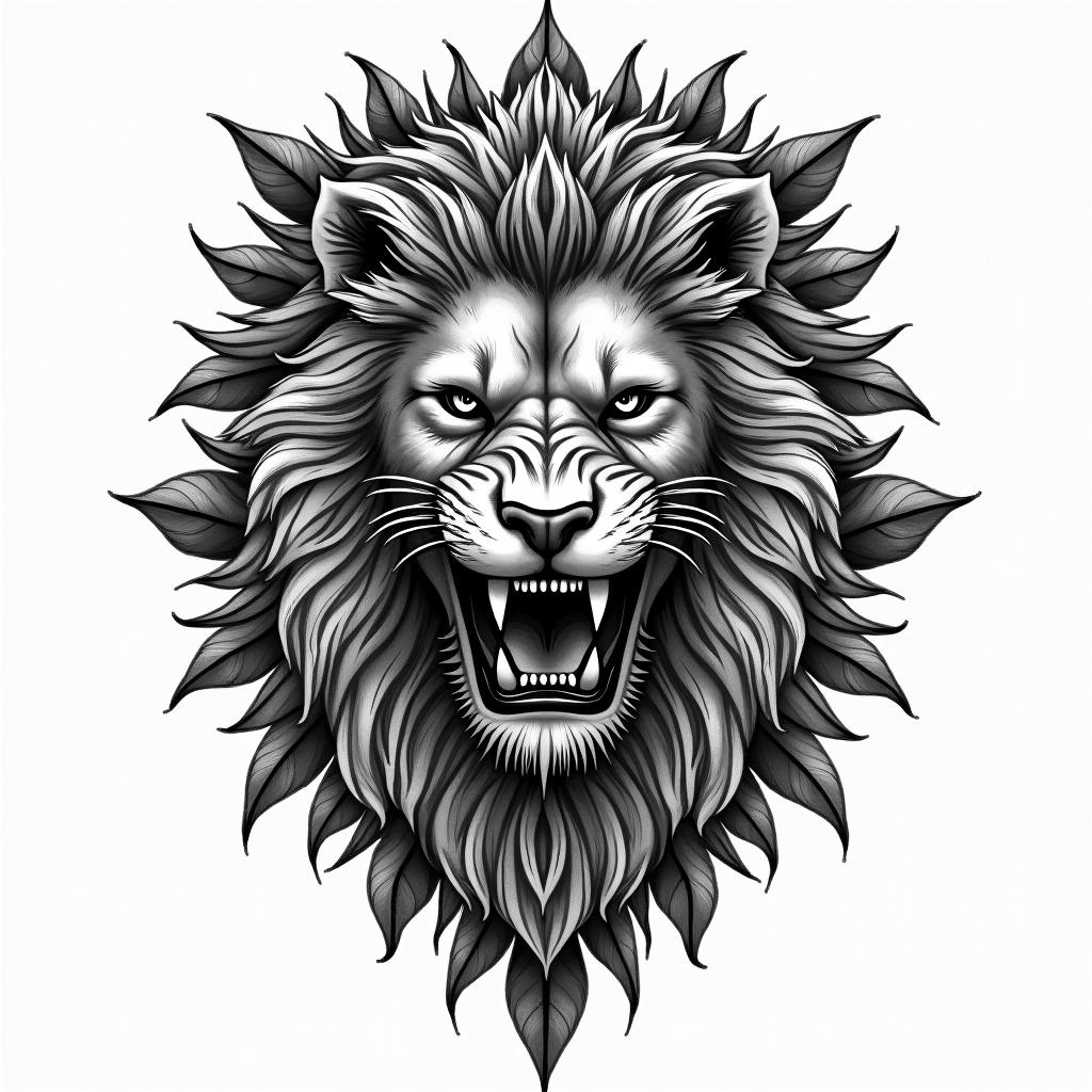 Ace of spade guns roses lionhigly detailed tattoo - Variation 3