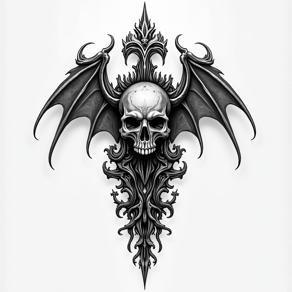 Mark of Cainhigly detailed tattoo - Variation 7