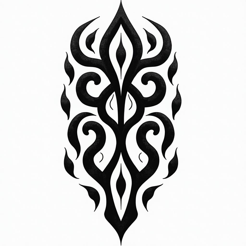 Cameron, northwest Washington, diver, we are onein tribal tattoo style, featuring bold and black geometric shapes, curved lines, intertwine and flow seamlessly, creating a powerful and symbolic design, polynesian and maori styles - Variation 9