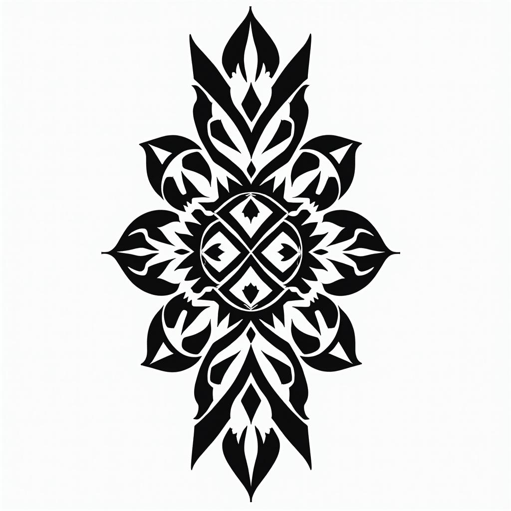 Cameron, northwest Washington, diver, we are onein tribal tattoo style, featuring bold and black geometric shapes, curved lines, intertwine and flow seamlessly, creating a powerful and symbolic design, polynesian and maori styles - Variation 7