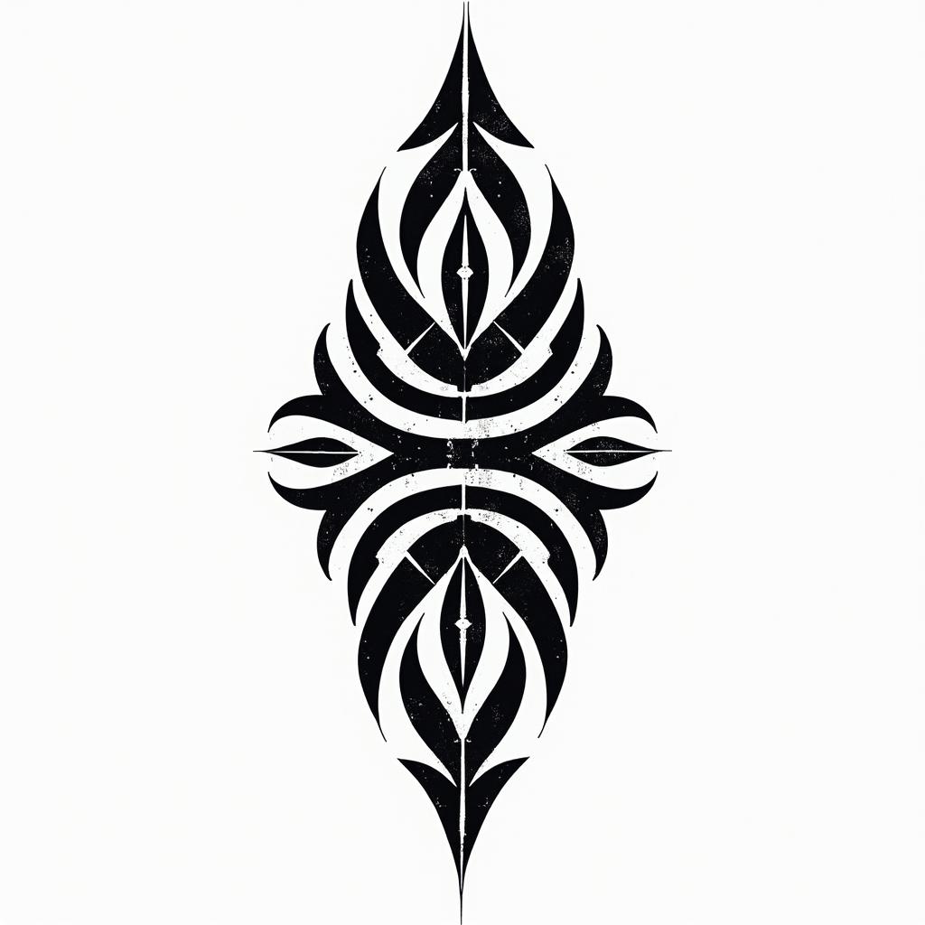 Cameron, northwest Washington, diver, we are onein tribal tattoo style, featuring bold and black geometric shapes, curved lines, intertwine and flow seamlessly, creating a powerful and symbolic design, polynesian and maori styles - Variation 5