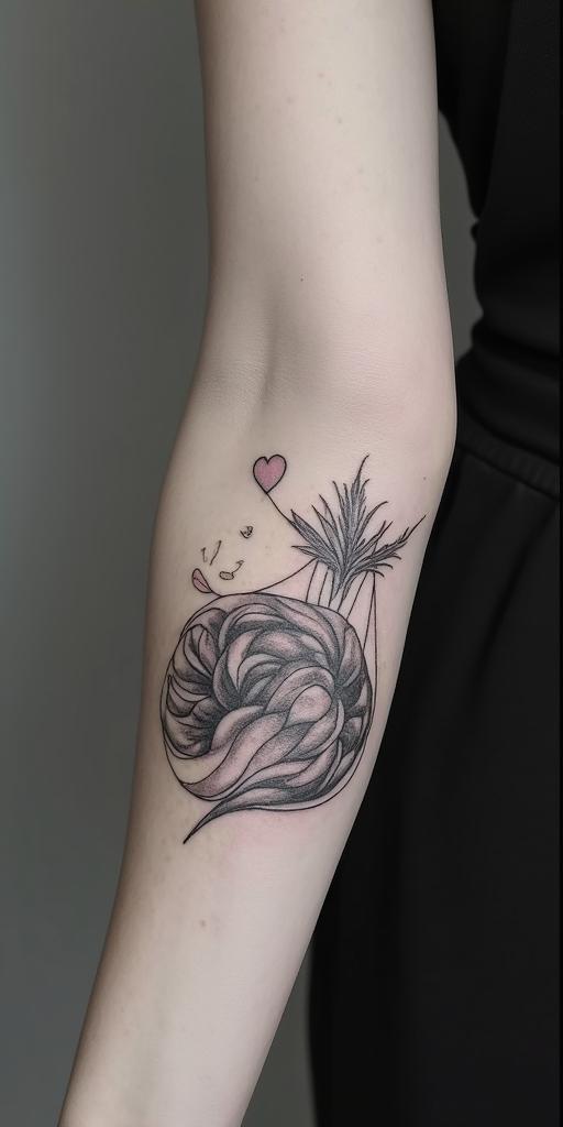 Sydney, Aquarius, momin Modest style tattoo, featuring soft, delicate line work with simple and meaningful symbols, gentle waves, a heart, evoking a sense of serenity and grace,