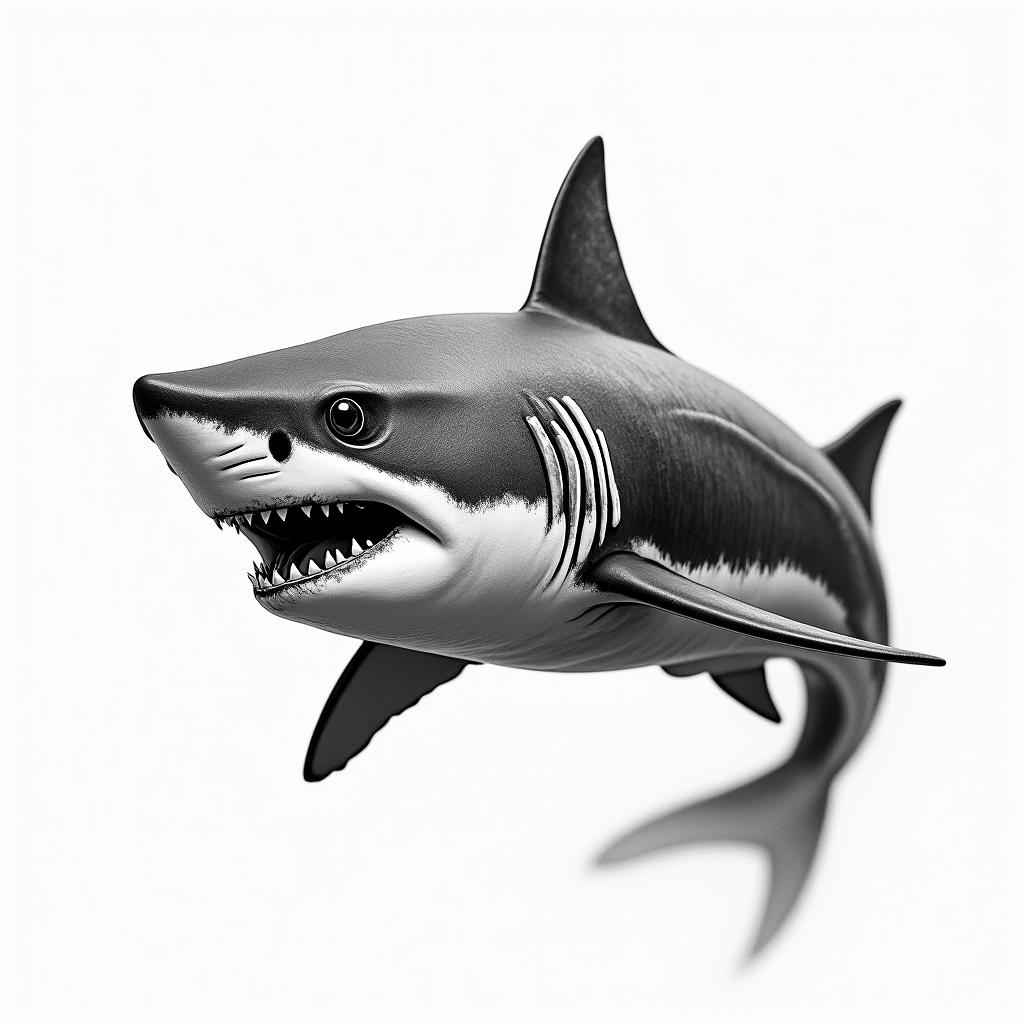 Sharkhigly detailed tattoo - Variation 7