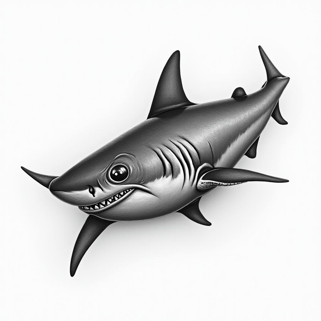 Sharkhigly detailed tattoo - Variation 8