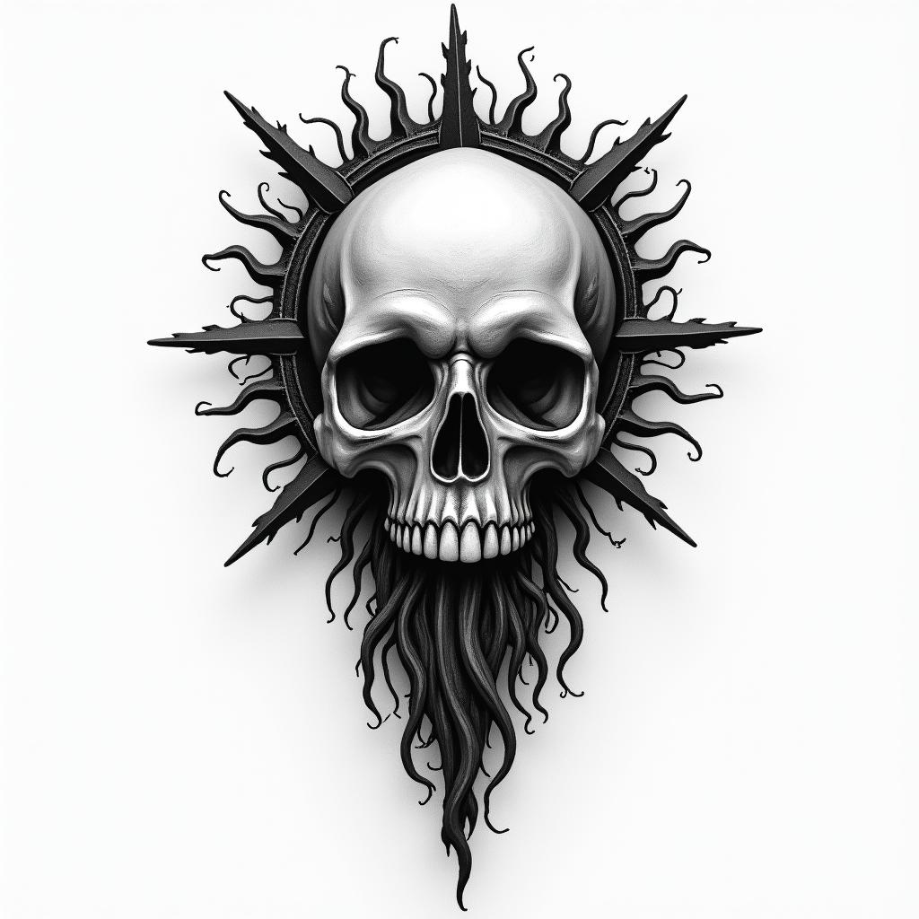 Dmthigly detailed tattoo