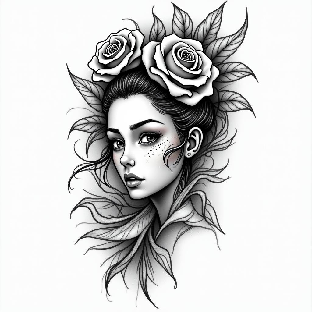 Animehigly detailed tattoo - Variation 5