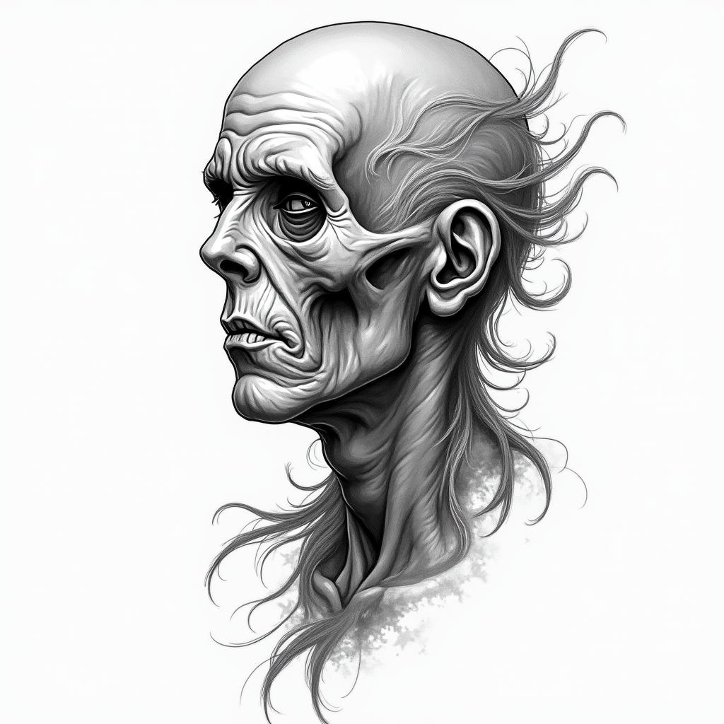 Animehigly detailed tattoo - Variation 4