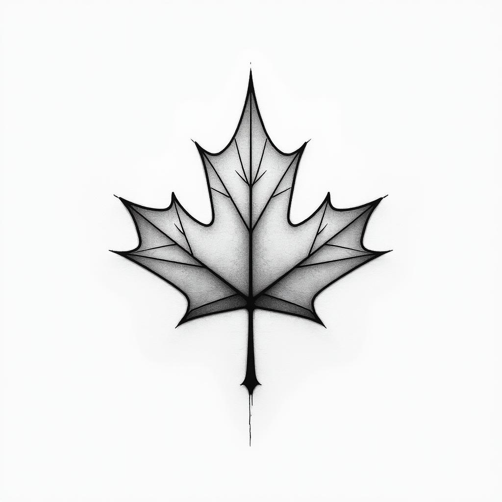 Marcus, Nathan, hockey, school Canadain minimalist style tattoo, featuring simple shapes and fine lines, with minimal shading and details, tiny triangles, creating a sense of balance and harmony - Variation 2