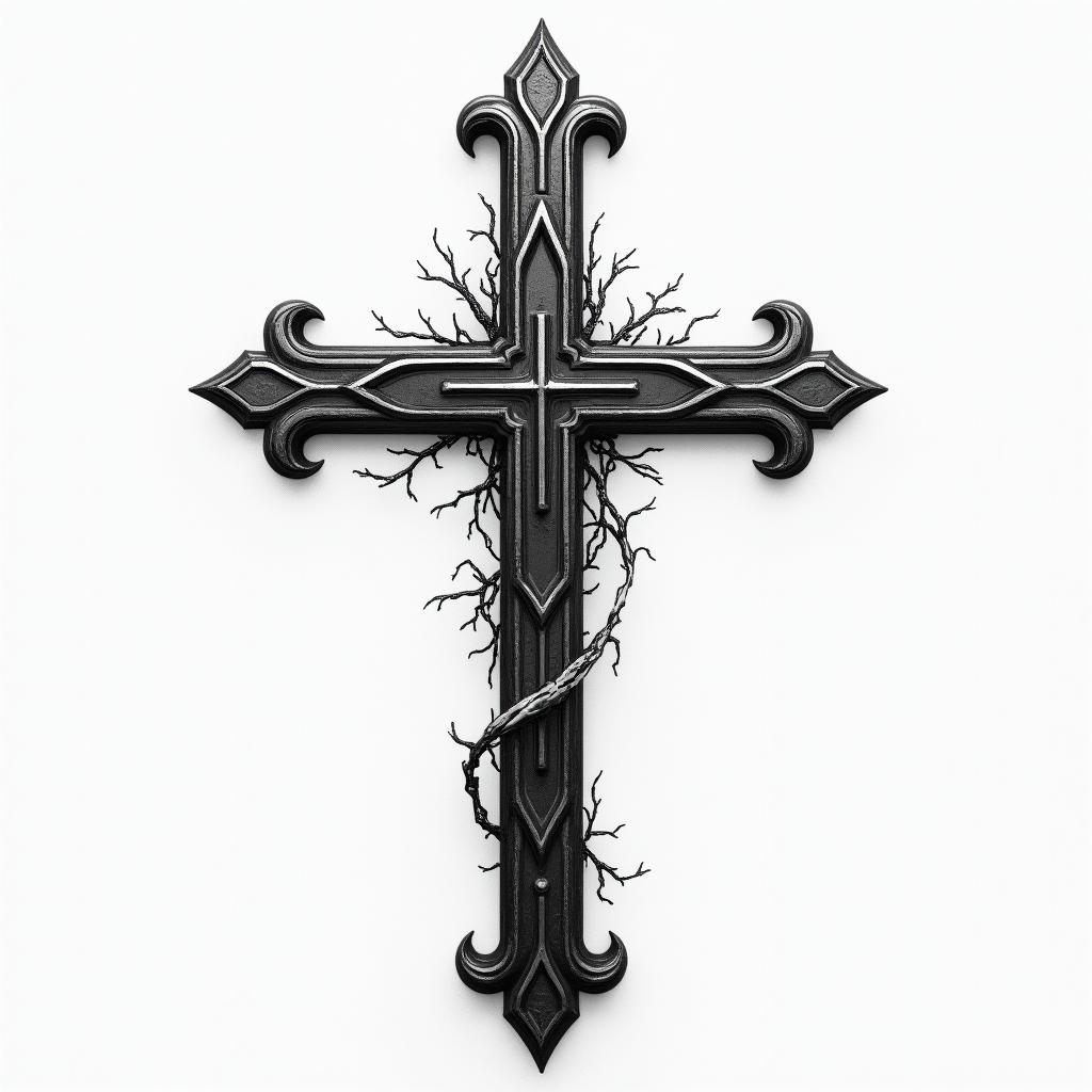 Crosshigly detailed tattoo - Variation 12