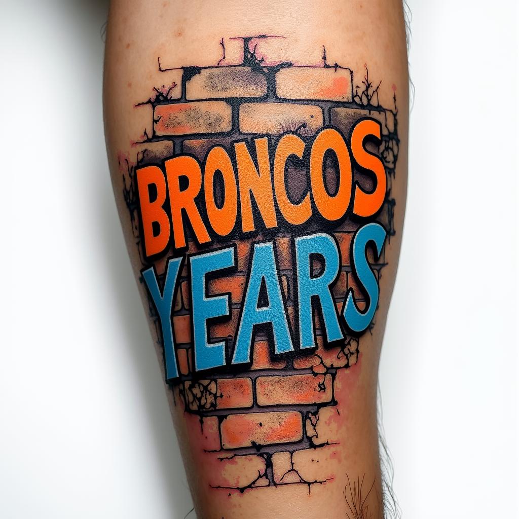 Word Script tattoo design