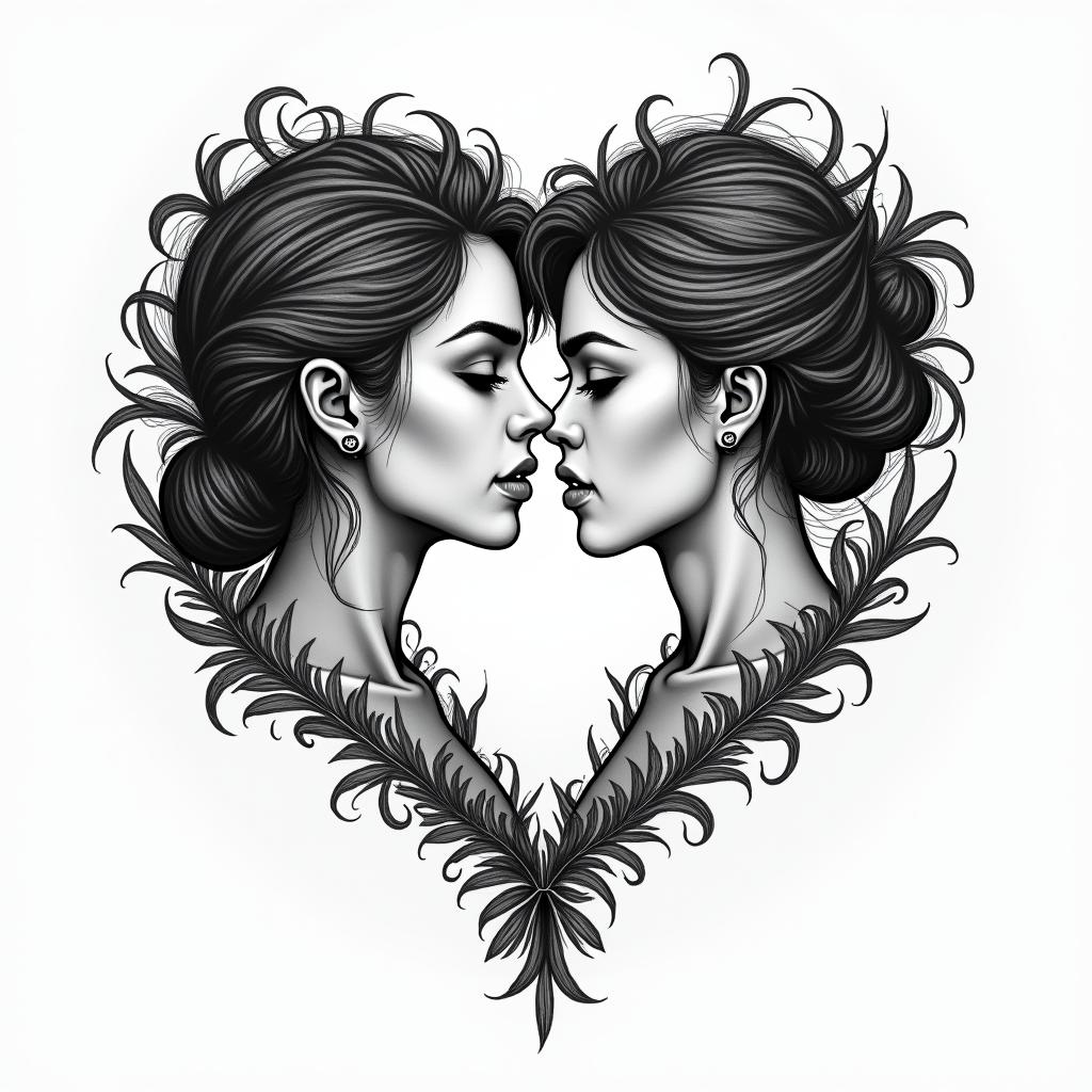 My name is Cristina and my partener is Ramses we have been trough a lot on our relationship - I have moved abroad but we always came back to each otherin new school tattoo, pop culture, modern, detailed tattoo, illustrative - Variation 3