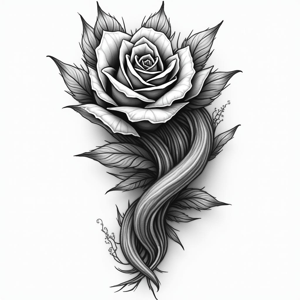 Animehigly detailed tattoo