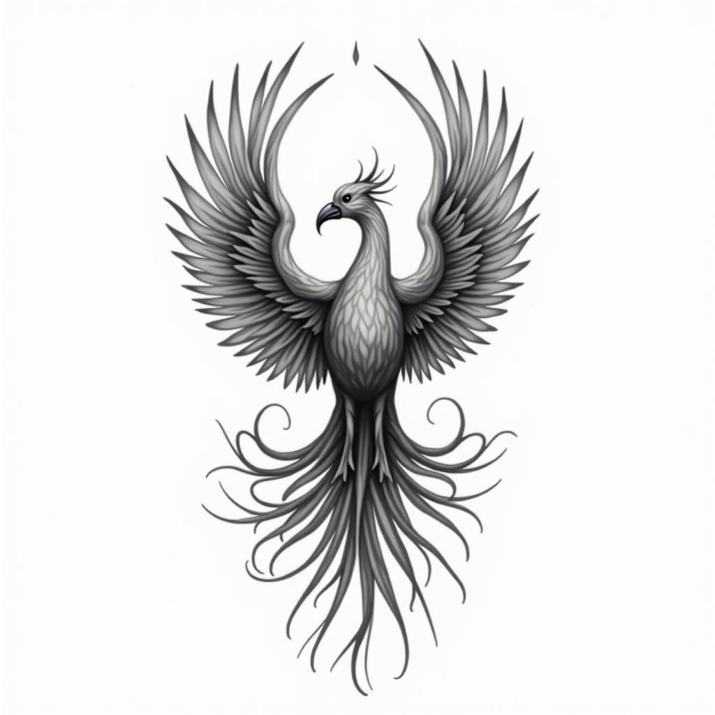 Phoenix tattoo design