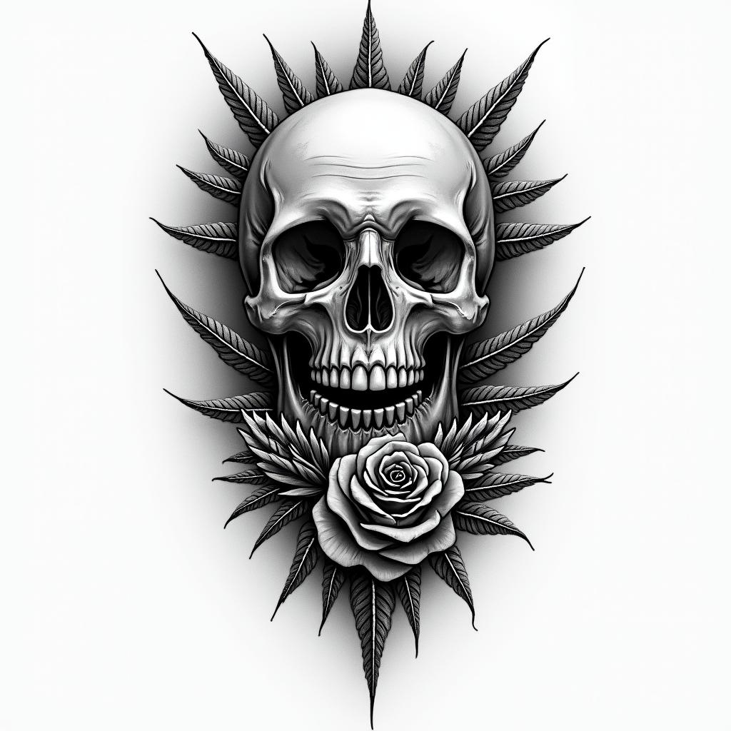 Death of my fatherin bohemian style tattoo, 8k