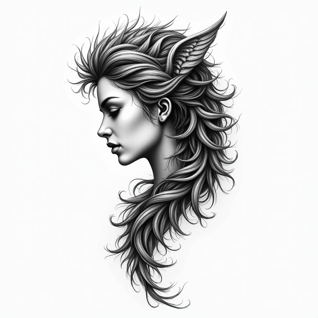 Geminihigly detailed tattoo - Variation 6