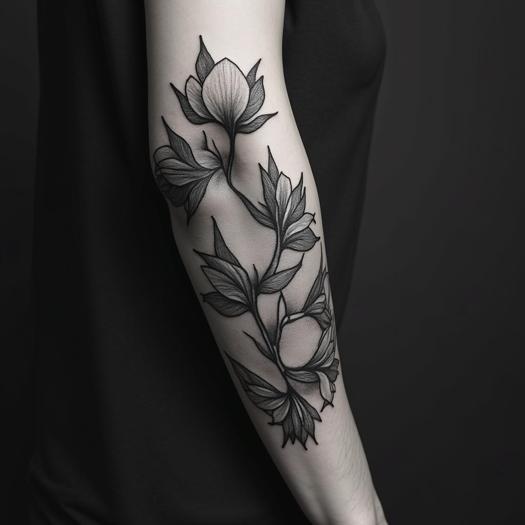 Amandain realism tattoo style, featuring a highly detailed, lifelike, capturing every detail, photorealistic, ultra realistic, intricate shading, smooth and sharp,   - Variation 2
