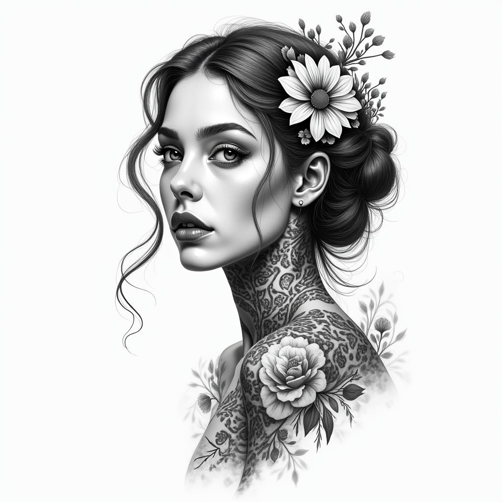 Joelina, Waage, Stuttgartin bohemian style tattoo, 8k