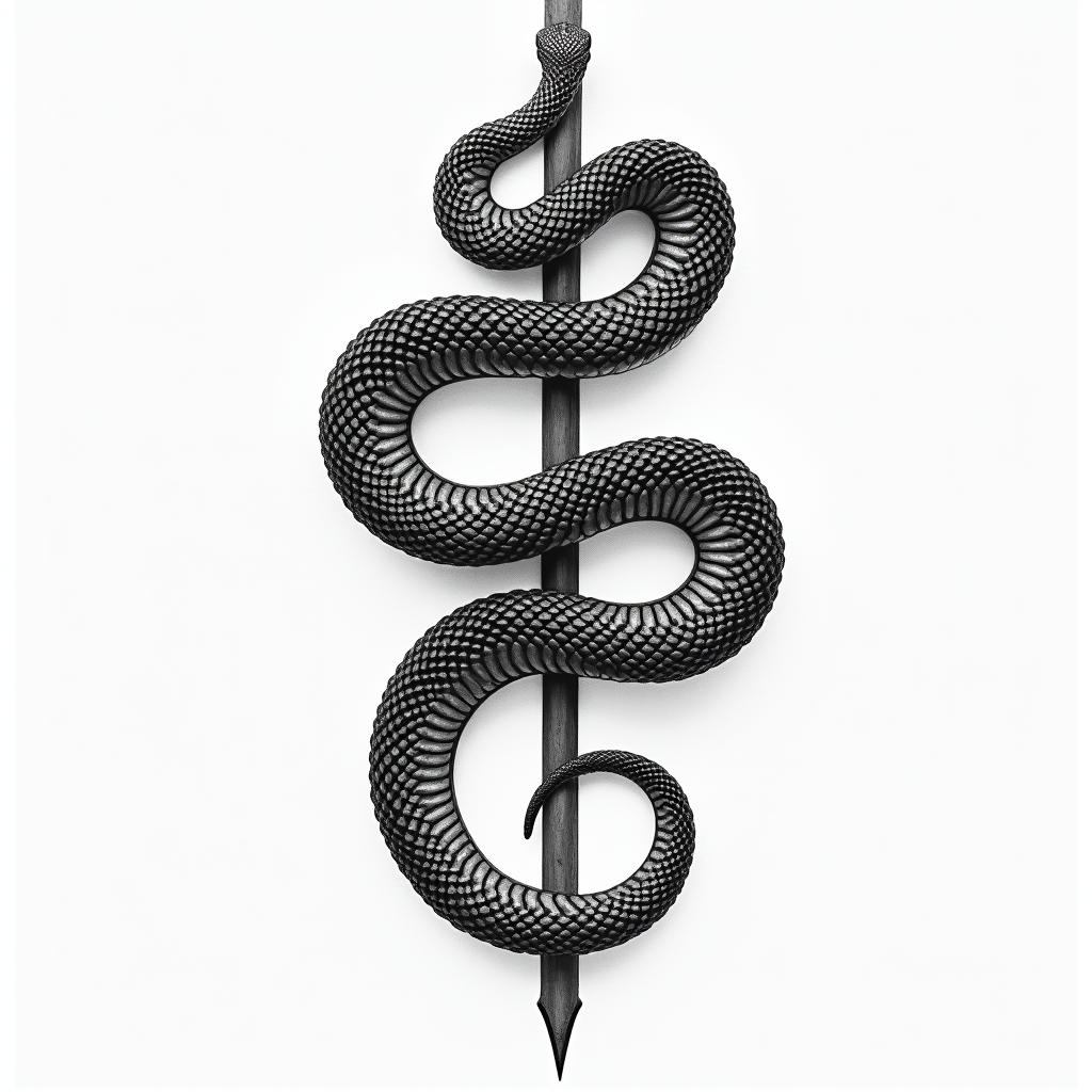 Snakehigly detailed tattoo - Variation 3