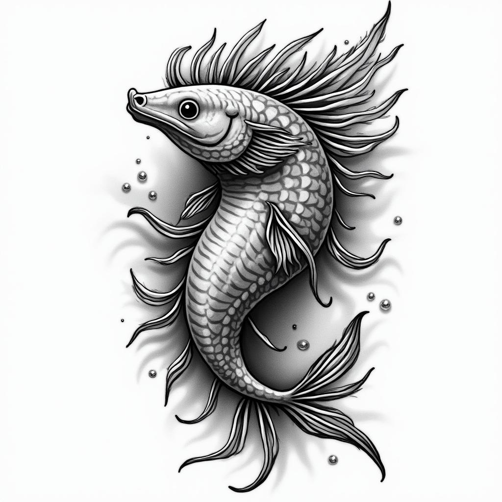 Thiago Marangoni, Pisces, 28 years old, Sumaréhigly detailed tattoo - Variation 5