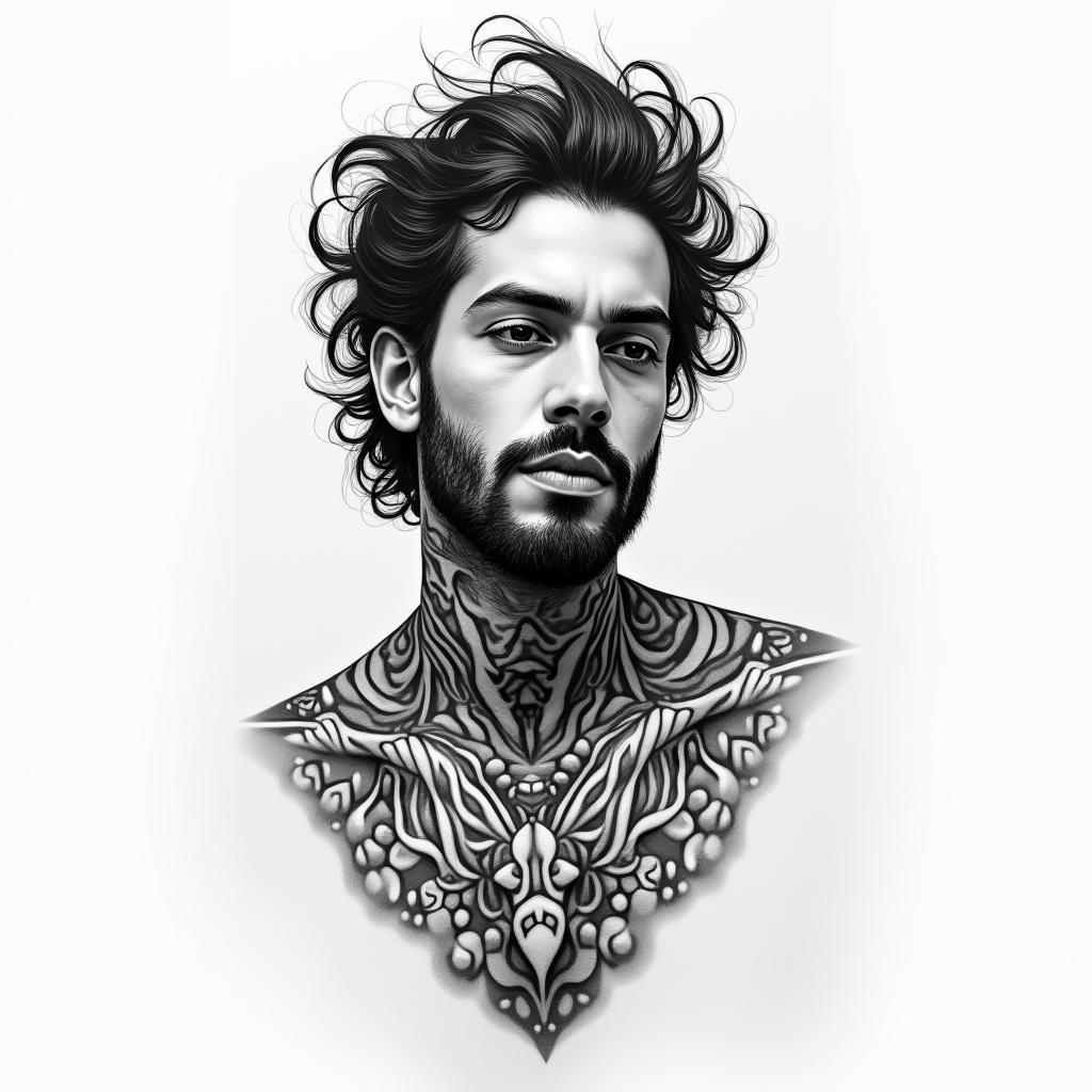 Thiago Marangoni, Pisces, 28 years old, Sumaréhigly detailed tattoo - Variation 7