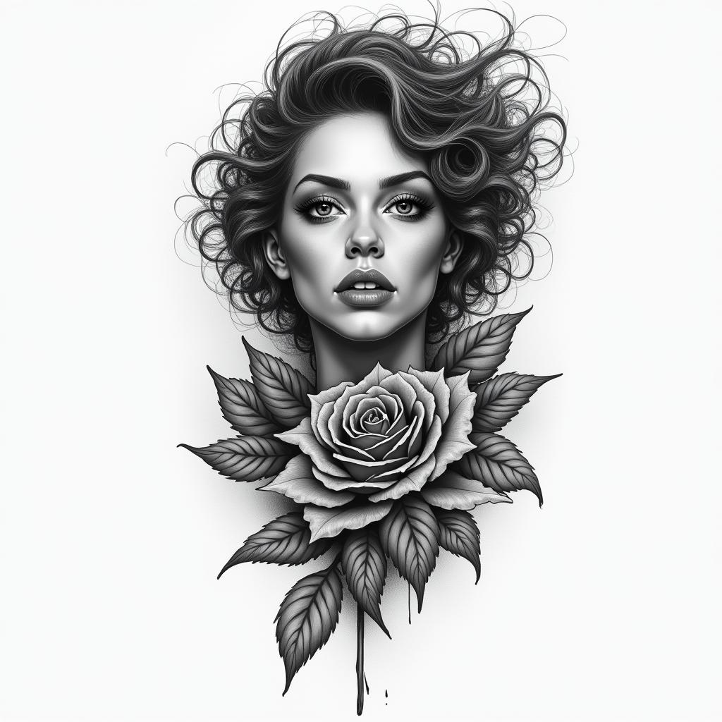 Gabby cancer Shreveporthigly detailed tattoo - Variation 7