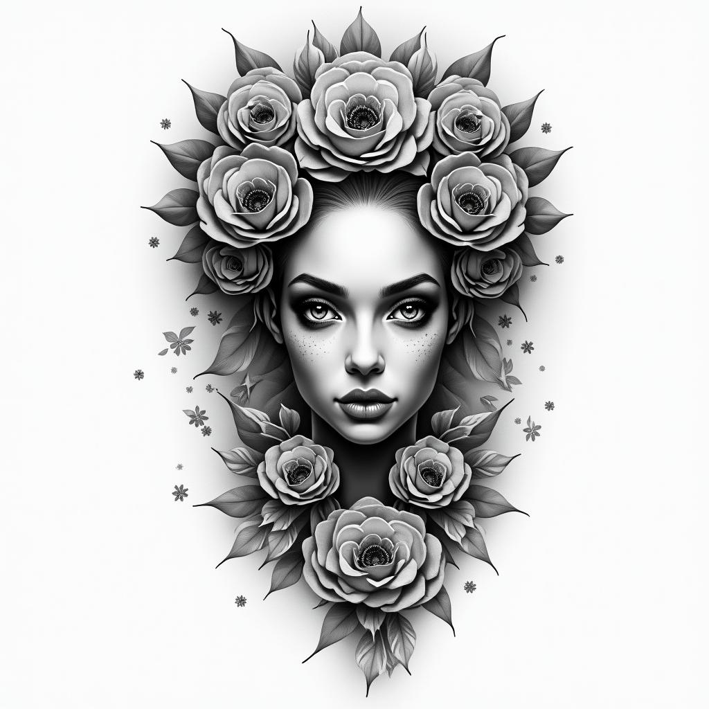 Gabby cancer Shreveporthigly detailed tattoo - Variation 6