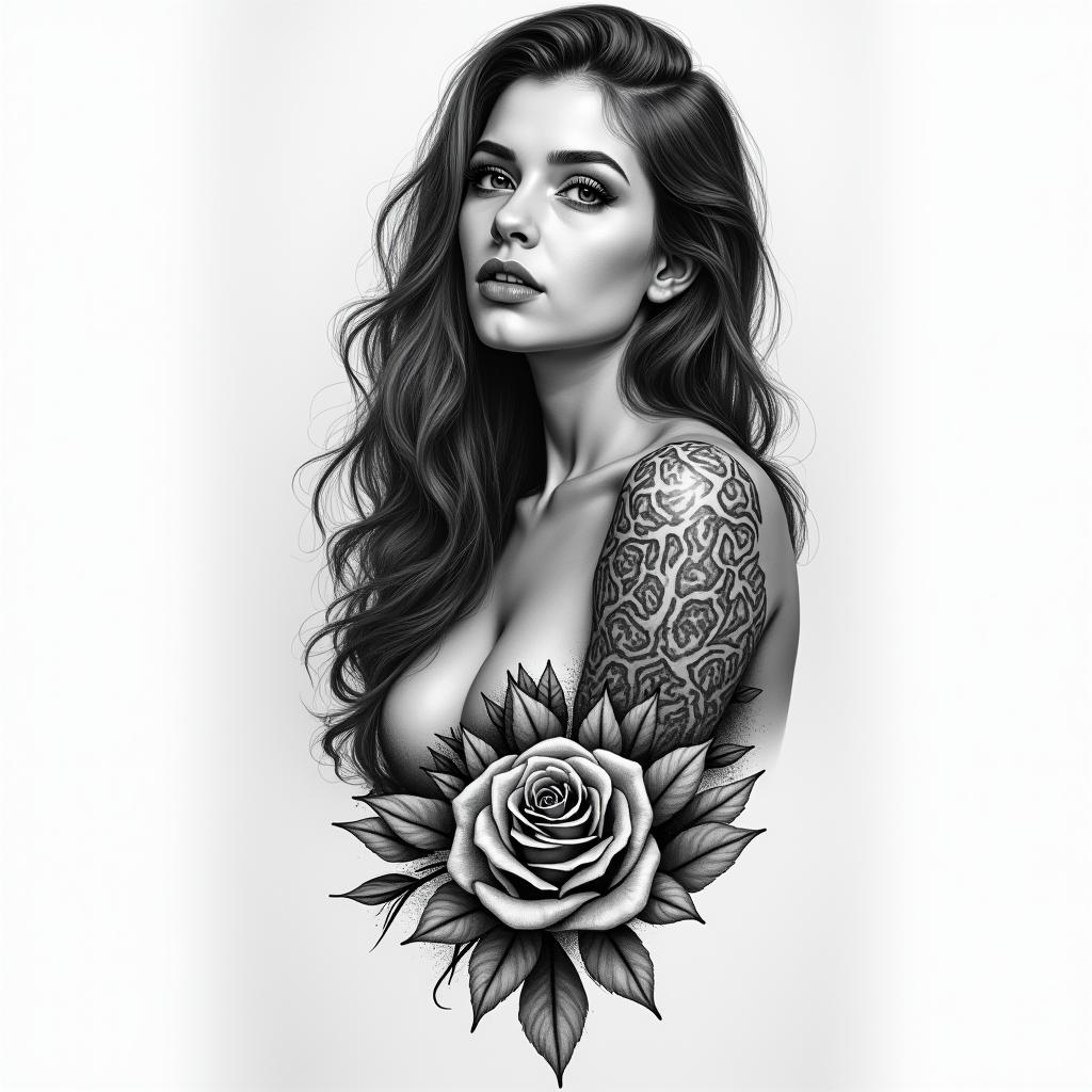 Gabby cancer Shreveporthigly detailed tattoo - Variation 3