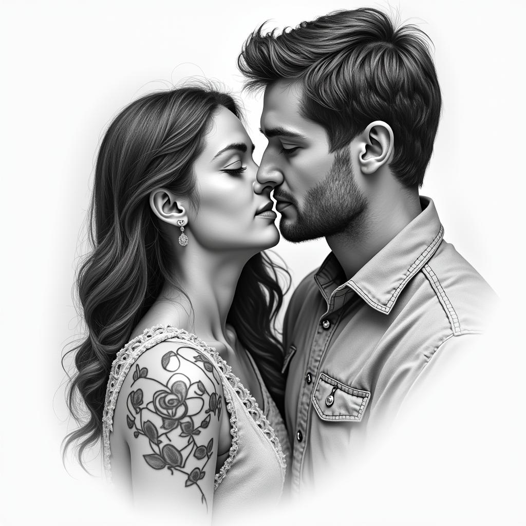 My mother-in-law has always been against my relationship, and today everything worked out thanks to God.higly detailed tattoo - Variation 2
