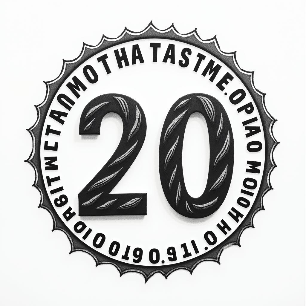 Matchbox 20 circle. Lettering around the 20higly detailed tattoo
