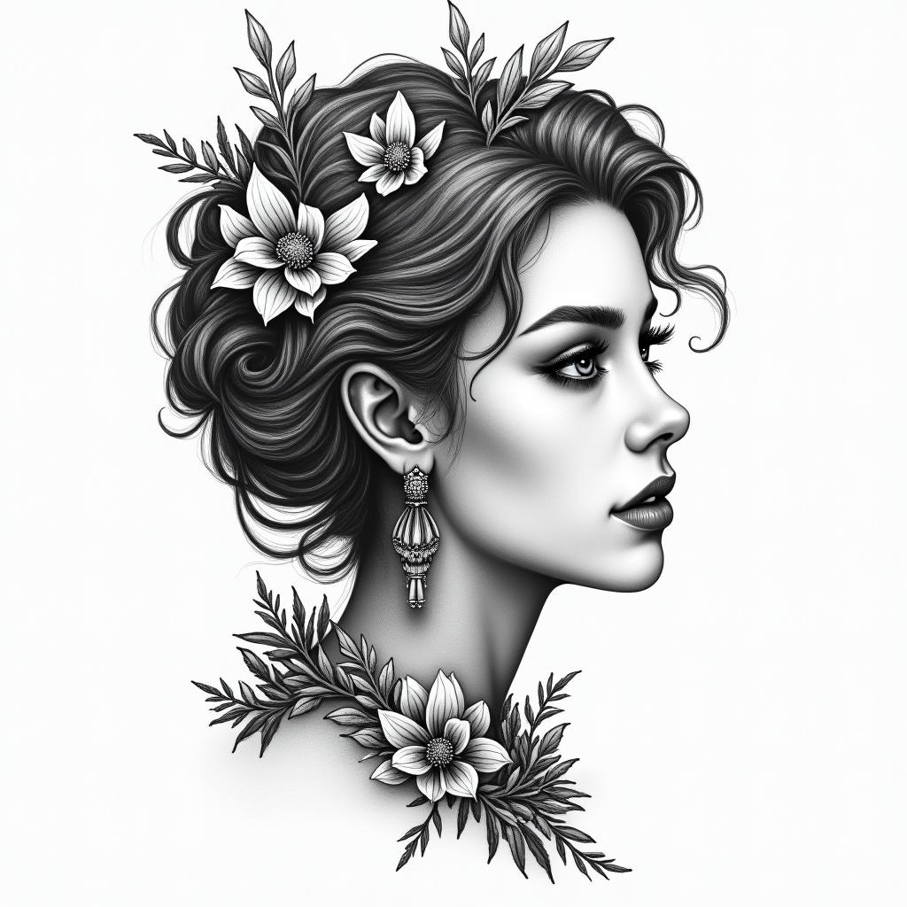 Tiffany, Virgo, Macomb ILin bohemian style tattoo, 8k
