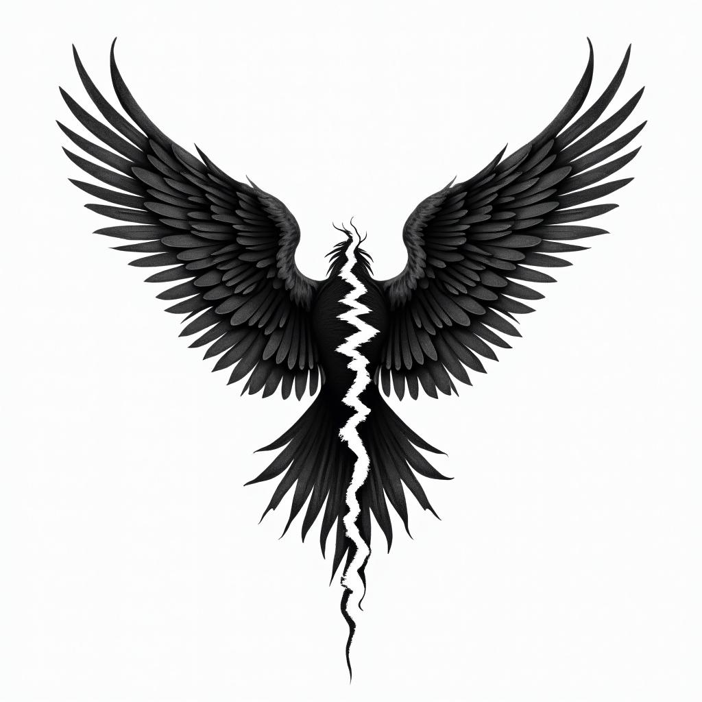 Against broken wings, 

A front afraid,

Rise anewtext-based tattoo, japanese font ultra-realistic, perfectly placed, high-quality font design, photo-realistic shading, 8k, high quality, finely detailed typograph - Variation 3