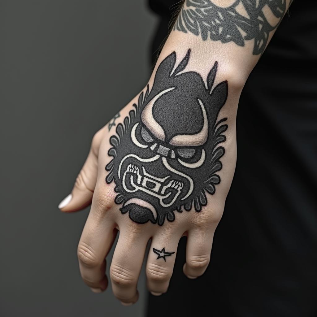 Zodiac signin japanese style tattoo, detailed tattoo, traditional japanese culture tattoo, mythology, 8k - Variation 3