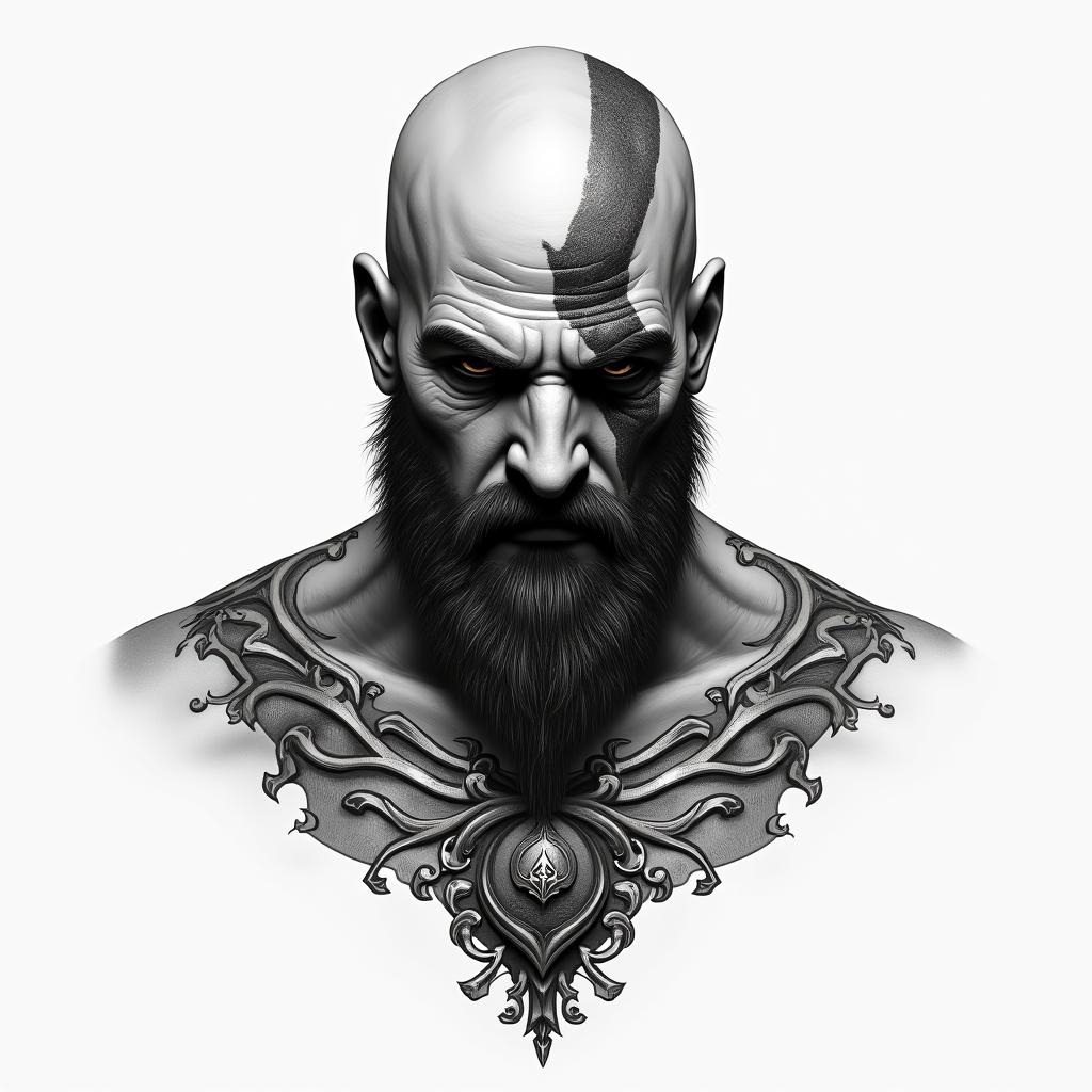 Dear Kratoshigly detailed tattoo - Variation 2