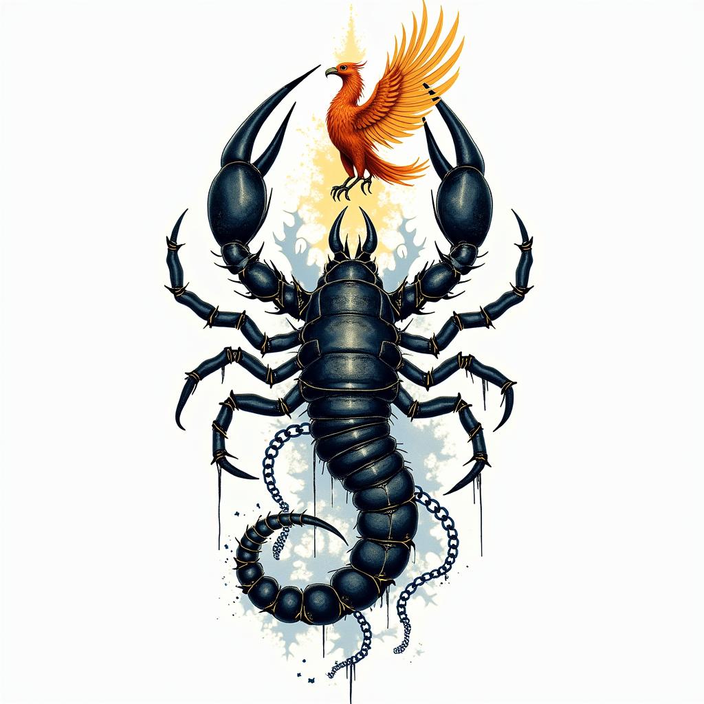 Phoenix tattoo design