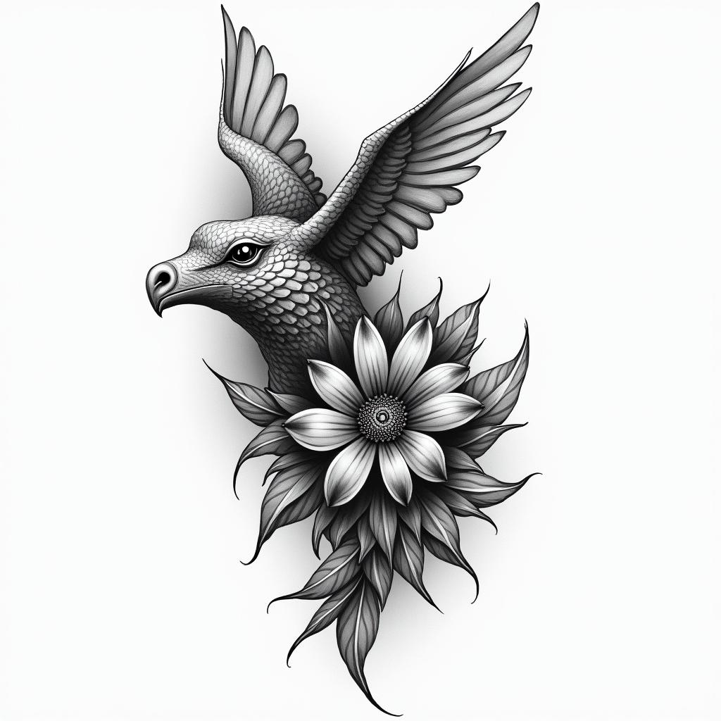 Shapeshigly detailed tattoo - Variation 3